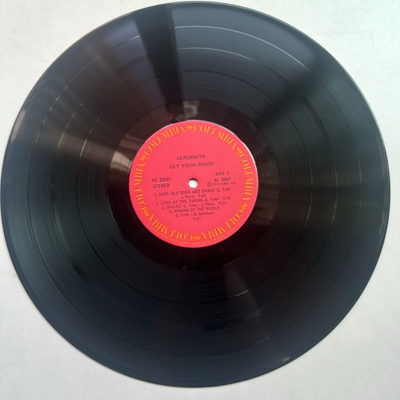 Aerosmith - Get your wings - vintage vinyl record - condition is VG - Picture 4 of 4